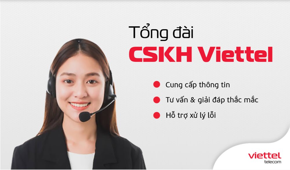 Hỗ trợ khắc phục sự cố qua Tổng đài Viettel hiệu quả