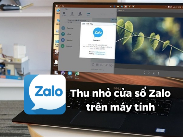 Cách thu nhỏ cửa sổ Zalo trên máy tính