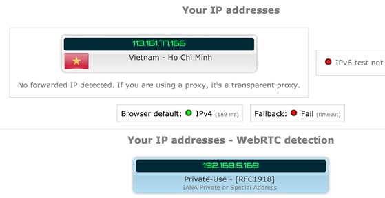 Thiết lập VPN