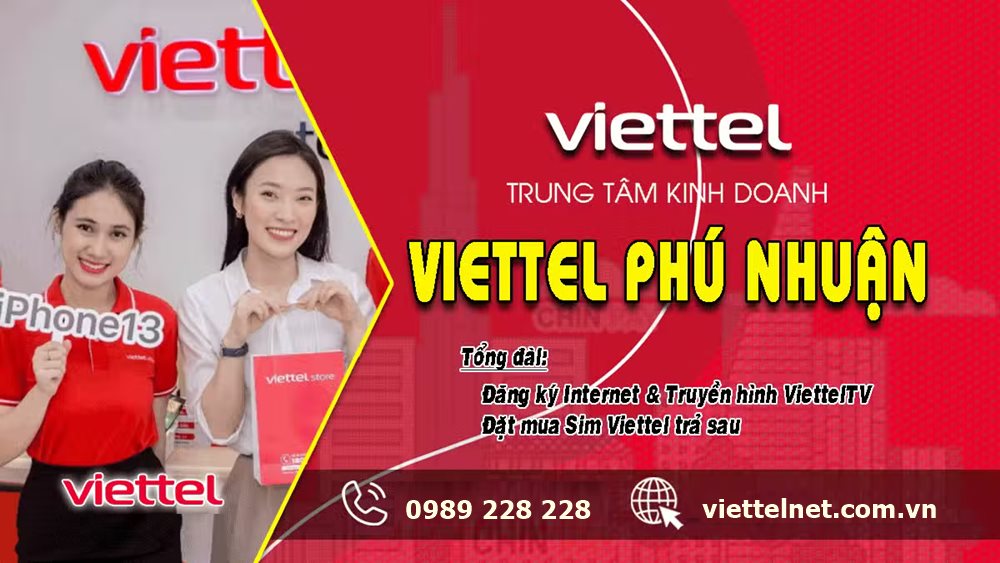 Lắp đặt mạng viettel quận phú nhuận