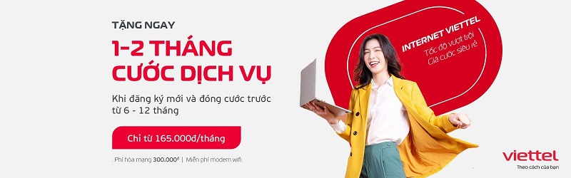 Tặng tháng sử dụng khi đóng trước tiền cước