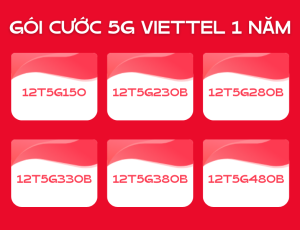 đăng ký 5G Viettel 1 năm