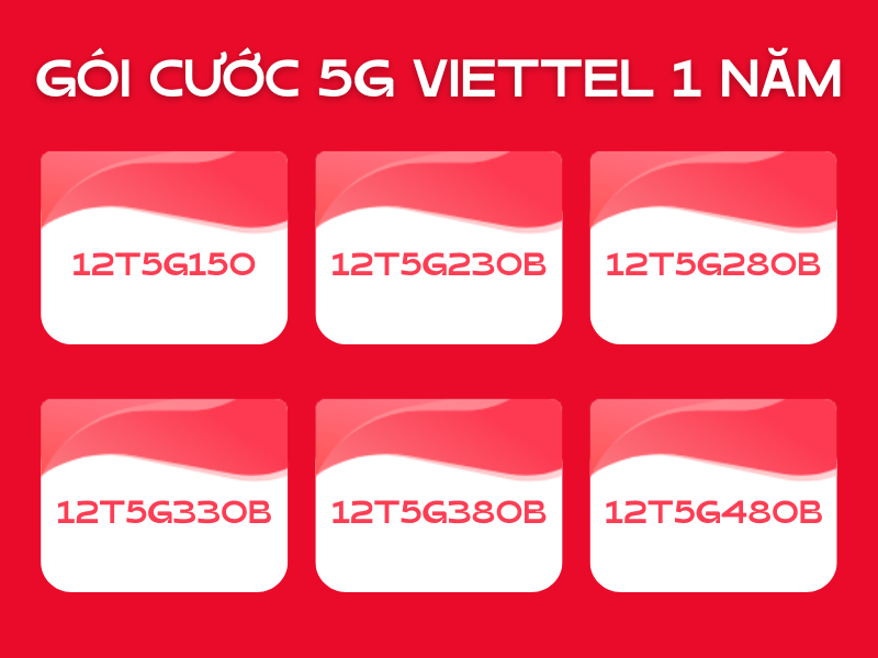 đăng ký 5G Viettel 1 năm