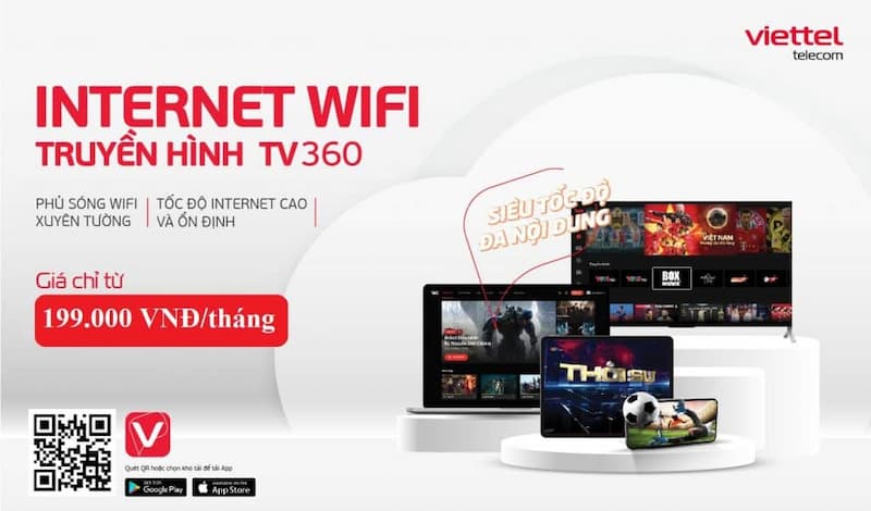 Ưu đãi lắp Internet huyện Bình Chánh kèm truyền hình 