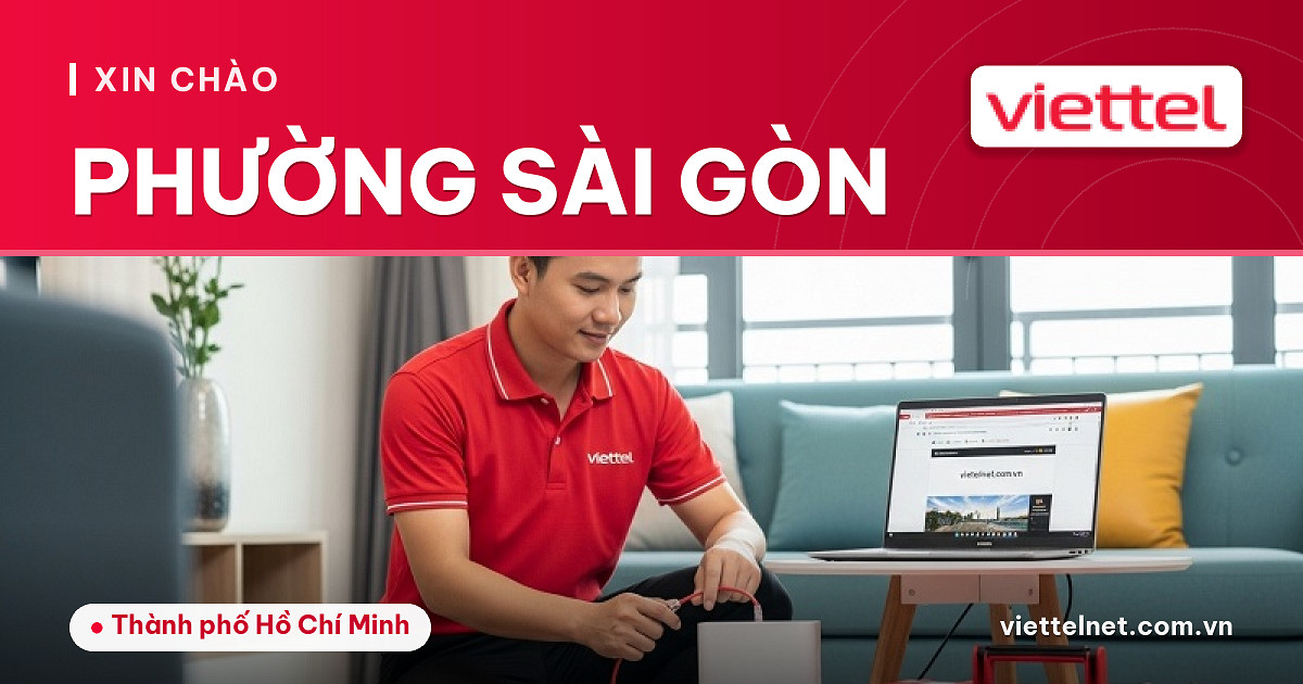 Thiết bị Internet, TV360 và camera cho khách hàng Viettel Phường Sài Gòn