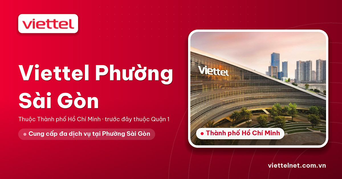 Thiết bị Internet, TV360 và camera cho khách hàng Viettel Phường Sài Gòn