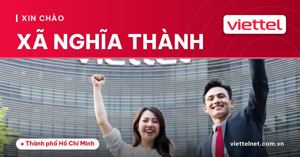 Viettel Xã Nghĩa Thành tư vấn internet, truyền hình, camera và di động